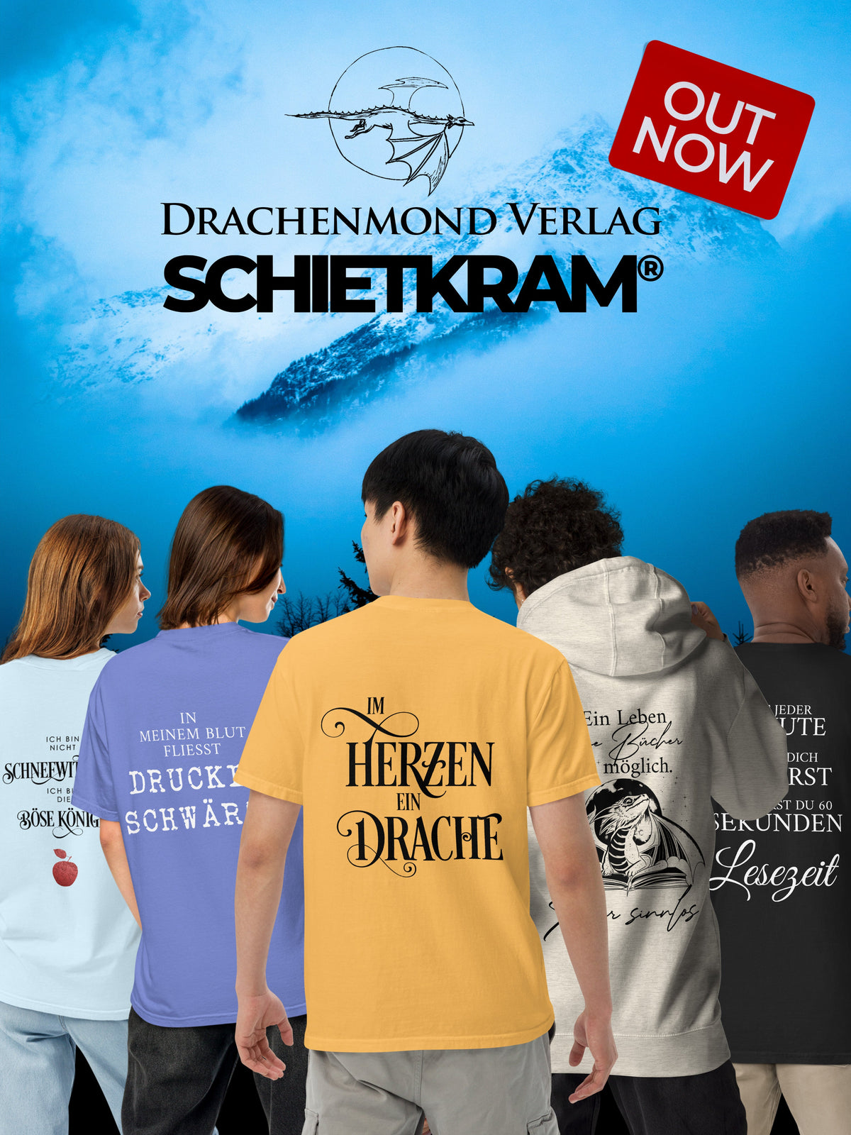 Bücher kann man nicht anziehen? Challenge accepted! 🐉📚