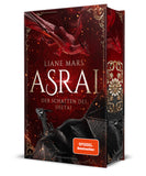 Das Cover zeigt zwei fliegende Drachen. Einen roten Drachen im oberen Bildbereich und einen schwarzen im unteren. Zwischen ihnen befindet sich der Titel. Der Hintergrund ist dunkelrot. Auf dem Farbschnitt sind beide Drachen und mittig goldene Ornamente abgebildet.