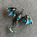 Drachen-Brosche