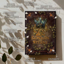 Das Bild zeigt das Buch "Königin der Sterne" und die zughörigen Tropes: Kampf um Selbstverwirklichung, geheime Identität, Starke Protagonistin, Moralisch graue Charaktere, Einzelband, Märchenadaption, Renaissance-Setting, Feen & Sidhe, Magie & Verwandlung, Diversity