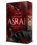 Das Cover zeigt zwei fliegende Drachen. Einen roten Drachen im oberen Bildbereich und einen schwarzen im unteren. Zwischen ihnen befindet sich der Titel. Der Hintergrund ist dunkelrot. Auf dem Farbschnitt sind beide Drachen und mittig goldene Ornamente abgebildet.