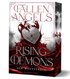 Das Cover zeigt mittig ein metallenes Schloss in Herzform, welches in einen See aus rotem Blut zu fallen scheint. Im Hintergrund ist ein grau-weißer Wolkenhimmel. Der erste Teil des Titels steht in Rot im oberen Teil des Covers und der zweite Teil in weißer Schrift im unteren Teil. 
