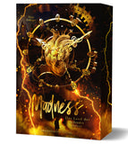 Das dunkelbraun-goldene Cover zeigt in der Mitte ein goldenes Herz inmitten einer mechanischen Uhr, mit Zahnrädern und verzierten Uhrzeigern. Der Titel ist im unteren Bereich des Covers, außerdem ziehen sich goldene Blitze und goldener Nebel über das Cover.