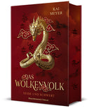 Das Cover zeigt mittig einen chinesischen Drachen, darunter befindet sich der Titel. Beides ist gold dargestellt und befindet sich auf dunkelrotem Hintergrund.